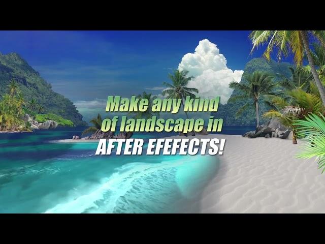 Create Epic 3D Landscapes in After Effects