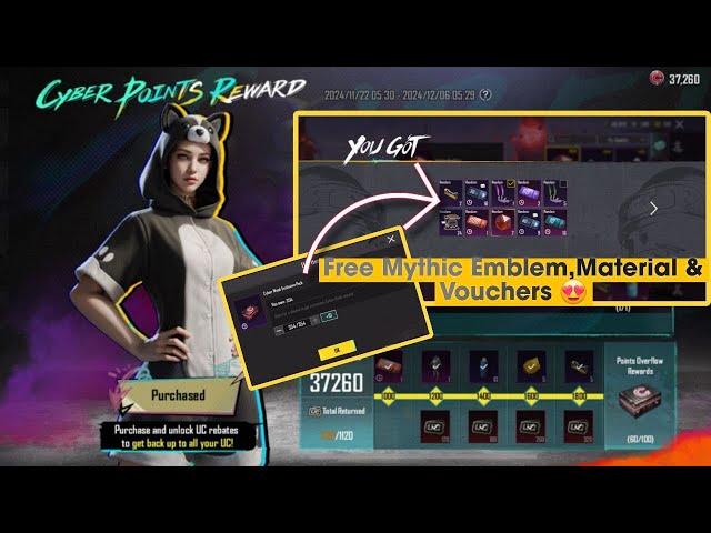 Cyber Week Event Explained BGMI | Cyber Points Reward Crate Opening