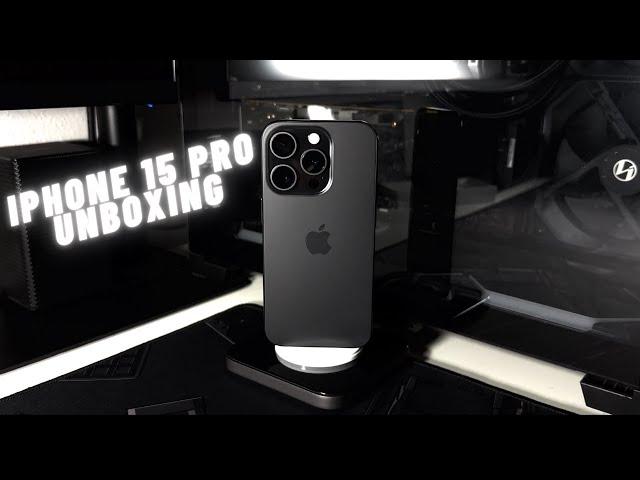 iPhone 15 Pro Unboxing & First Look!! Black Titanium, Should I Have Gotten Natural Titanium??