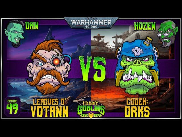 Leagues of Votann vs NEW Orks : A Warhammer 40k Battle Report | 10th Edition 2000pts