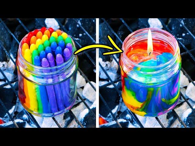 34 DIY Candle Ideas || Candle Making Designs And Hacks