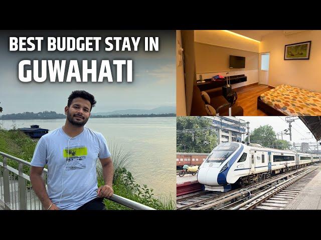 GUWAHATI New Railway Retiering rooms || VEG places to eat in Guwahati