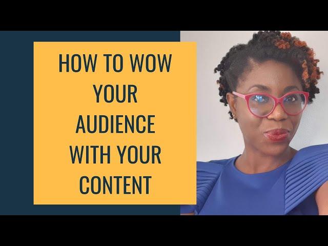 How To Wow Your Audience With Your Content Online Course |  Boss Teacher