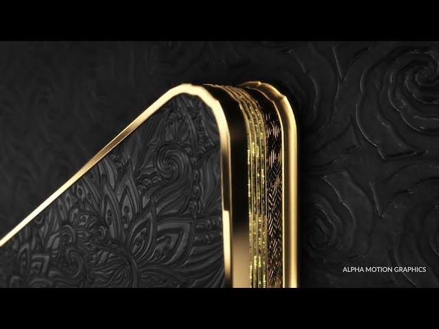 Black Gold 3D Logo Reveal in After Effects | Element 3D | Alpha Motion Graphics | #logointro #ae