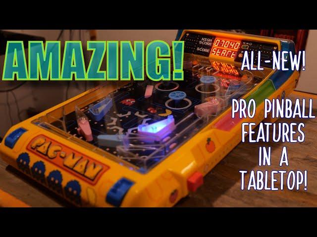 Electronic Arcade Pro Pinball adds real pinball thrills in a tabletop size - full review!