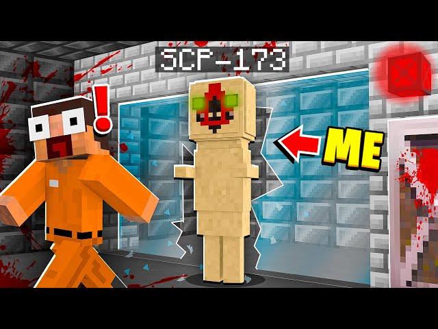 Playing as SCP-173 in MINECRAFT! - Minecraft Trolling Video