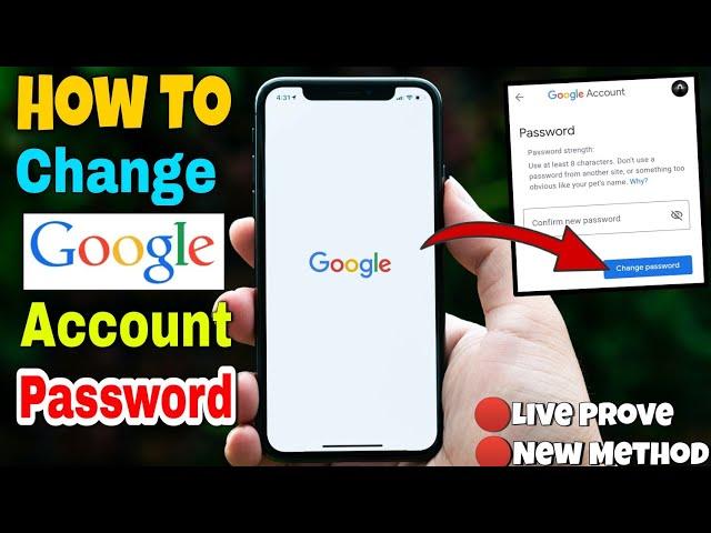 How To Change Google Password | In 2 Minutes |@Google