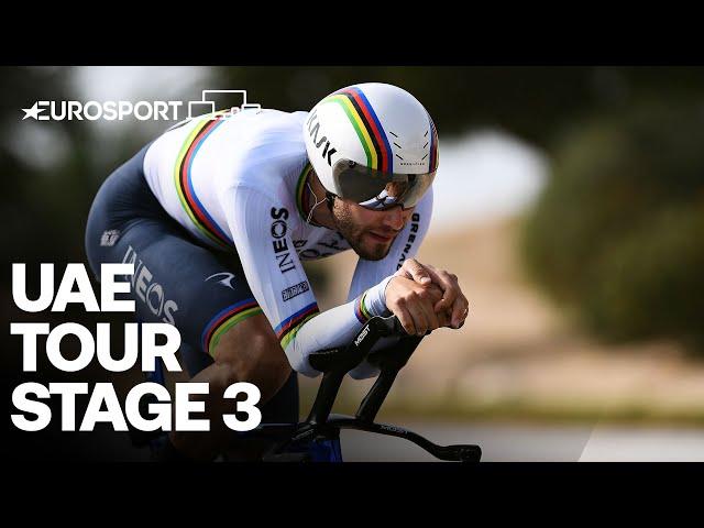 Is it possible to beat Filippo Ganna on ITT? | 2022 UAE Tour - Highlights | Eurosport