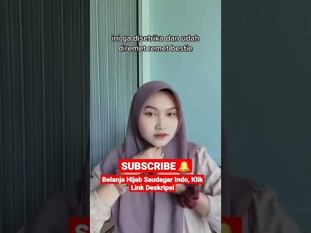 Jual Hijab Langsung Pakai Trend - Tiktok : Saudagar Indo