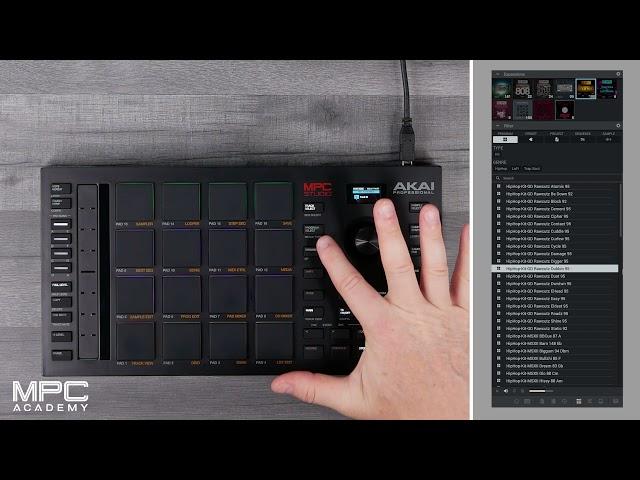 How To Browse the MPC Studio Sounds & Drum Samples