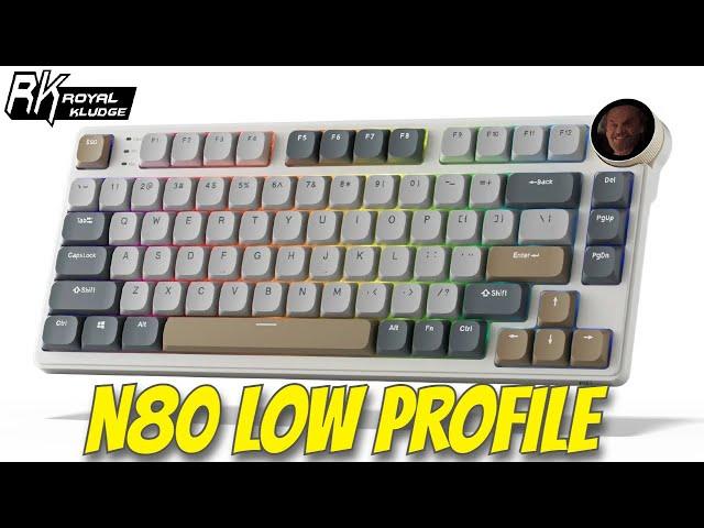 RK Royal Kludge N80 Low-profile office gaming keyboard