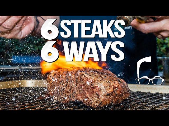 THE ULTIMATE STEAK VIDEO (6 STEAKS 6 DIFFERENT WAYS) | SAM THE COOKING GUY