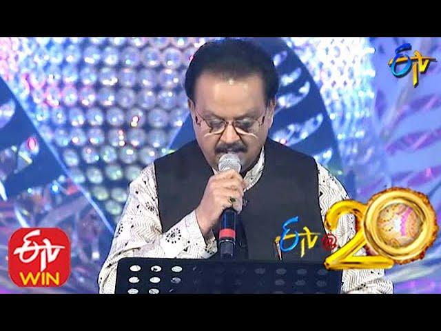 SP Balu Performs - Abhinava Thaaravo Song in ETV @ 20 Years Celebrations - 9th August 2015