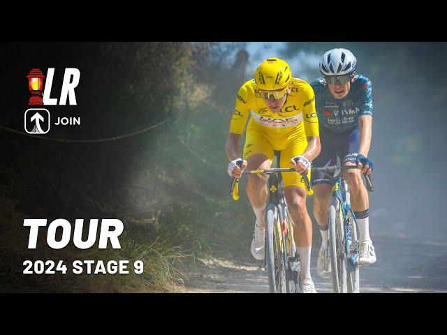 Pogacar Attacks Vingegaard on the Gravel | Tour de France 2024 Stage 9 | Lanterne Rouge x JOIN