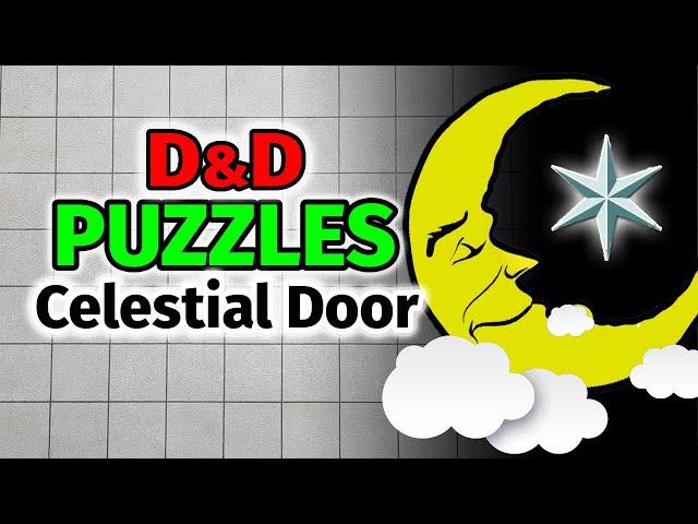 Solve the Riddle and Unlock the Celestial Door - DnD Puzzle Ideas - D&D Puzzles