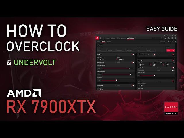 How to OVERCLOCK & UNDERVOLT RX 7900XTX | ADRENALIN 2023 Easy Tutorial