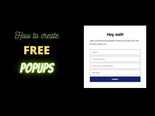 How to create FREE Popups, Slideins using wordpress, Hustle Plugin