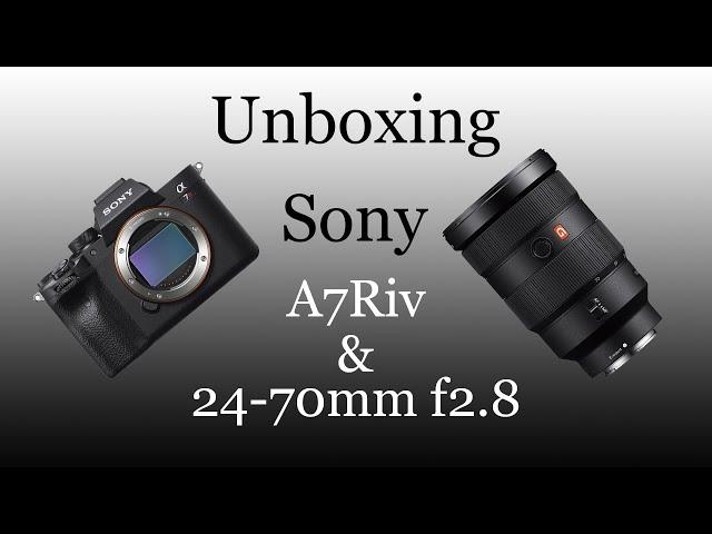 Unboxing Sony A7RIV & 24-70mm Lens from LensProToGo