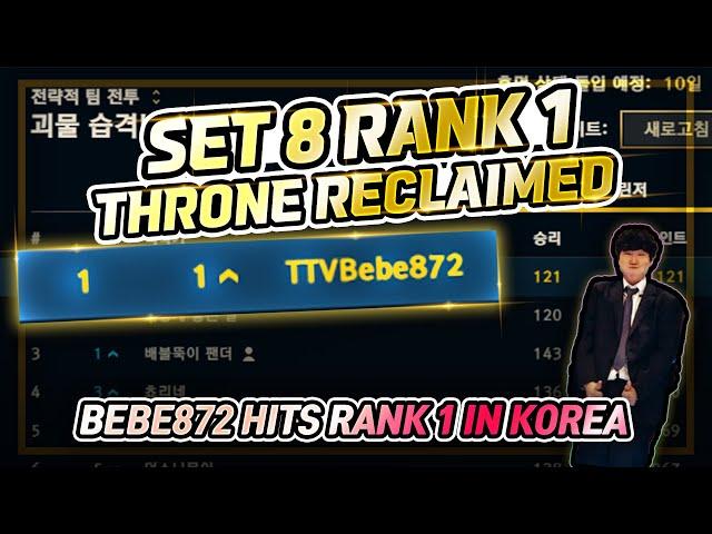 BEBE872 HITS RANK 1 KOREA USING RAMMUS CARRY TFT Challenger Tips