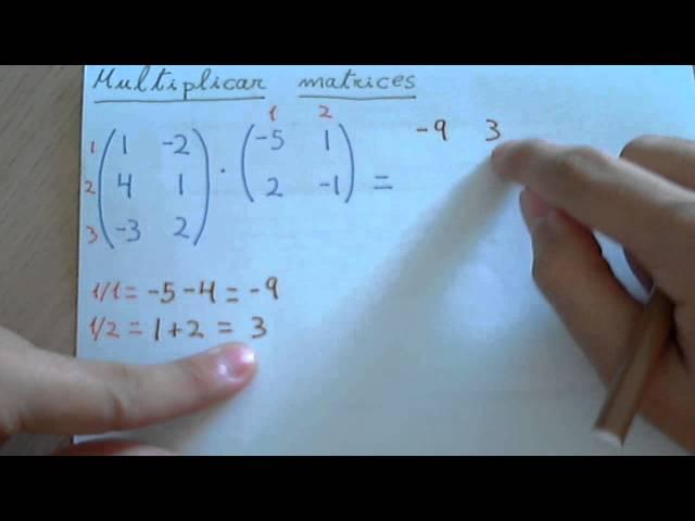 Multiplicación de matrices