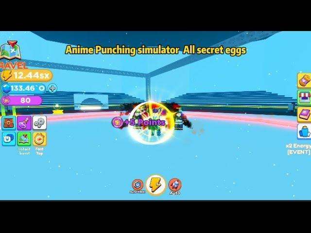 [Anime Punching Simulator]All Secret Eggs location!