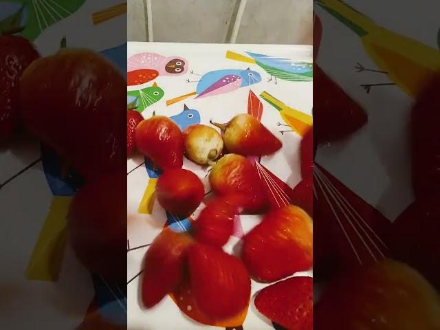 #asmr#satisfying #dropping strawberry's#fruits#healthy#vitamins #trending #shortvideo #viral#shorts