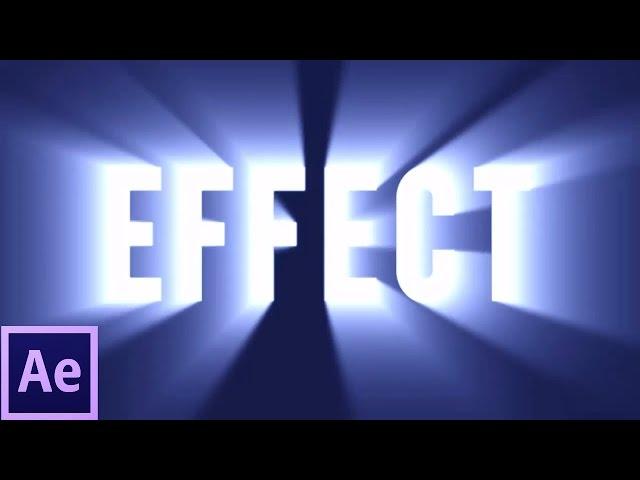 Shine Through Text Effect Tutorial | After Effects CS6