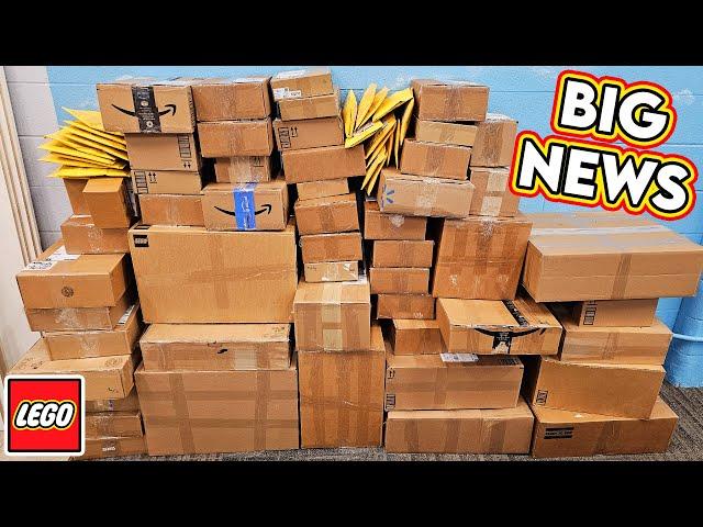 80 LEGO Parcels and BIG NEWS for Bricksie!