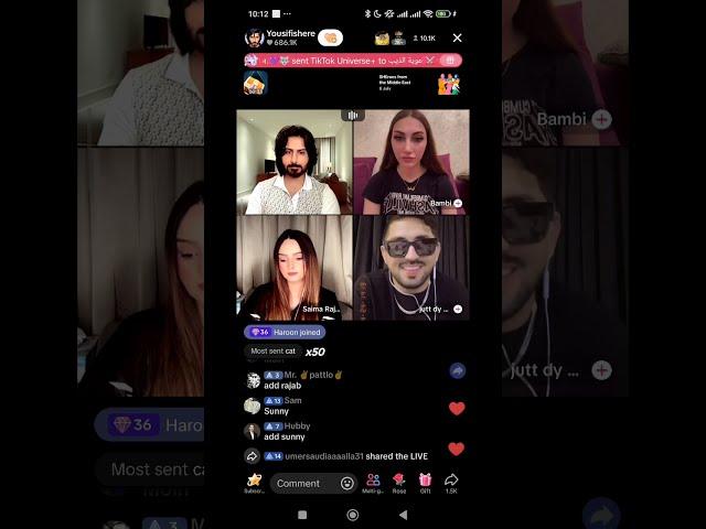 part 1 yousuf vs patlo tiktok live match tiktoklive yousif #youtube #live #yousuf #musicapp #ranking