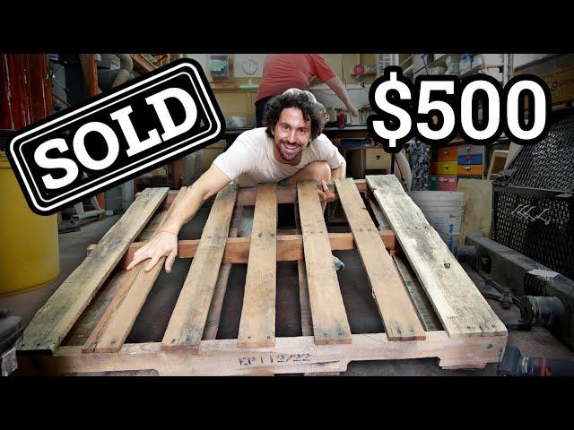 Turning a Free Pallet into a $500 Chessboard