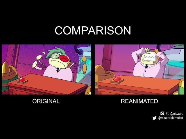 OK K.O.!: Let's Meet Sonic Reanimated Collab - Shot #106 by olazart (Shot Comparison)