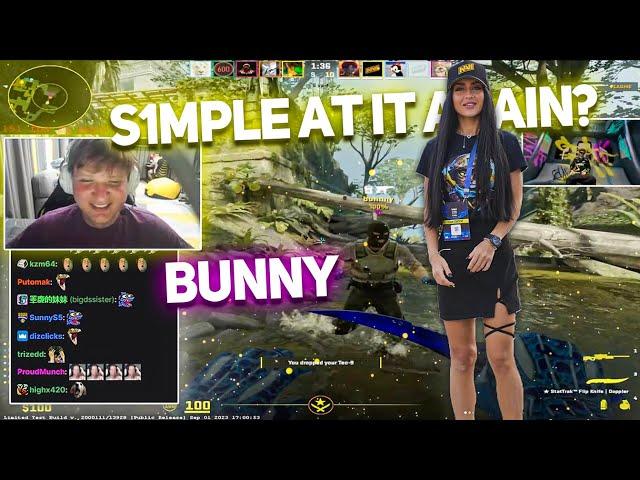 s1mple plays with buhnny! (CS2)