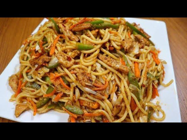 Spicy chicken Spaghetti Recipe|Chicken & Vegetables Spaghetti|Quick & Delicious Spaghetti