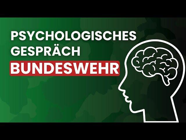 Bundeswehr Psychologisches Gespräch | Einfach erklärt von Plakos