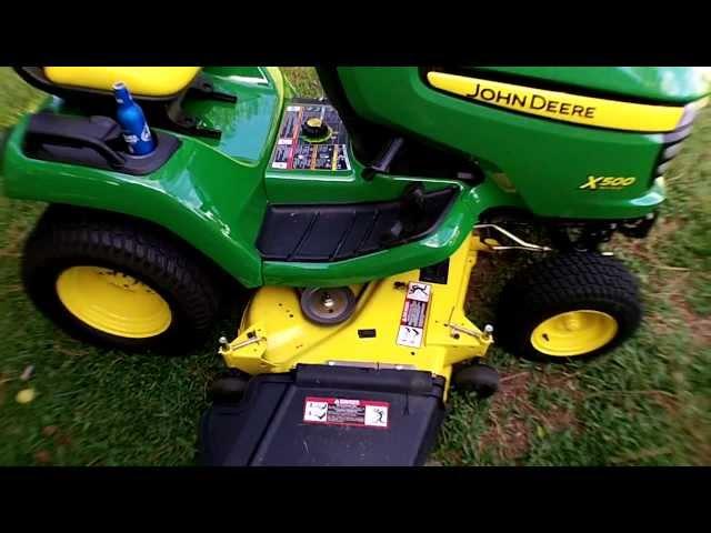 John Deere X500 Walk Around