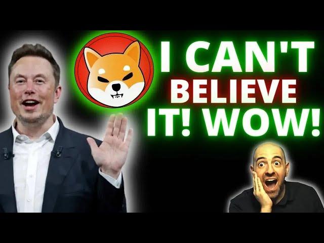 ELON MUSK JUST DROPPED A BOMBSHELL ON CRYPTO! I TOLD YOU THIS WOULD HAPPEN!! SHIBA INU UPDATE