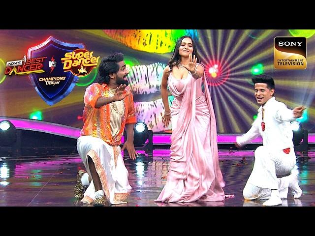 Vaibhav को Lipstick लगाकर Manisha Rani ने उसके साथ किया मस्त Dance | Champions Ka Tashan | IBD Vs SD