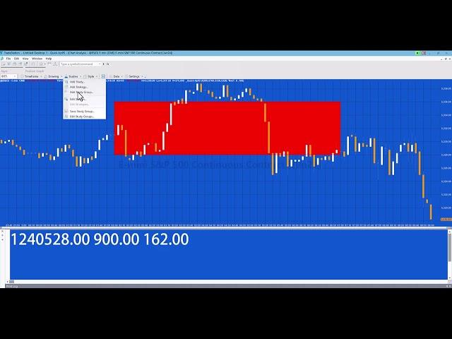 QuickTip 95 | Drawing a rectangle between two times and prices