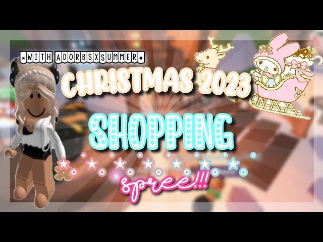 2023- Christmas SHOPPING SPREE-400k gingerbread