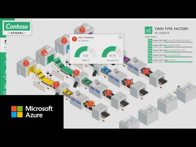 Azure Digital Twins demo | Creating replicas of real-world environments