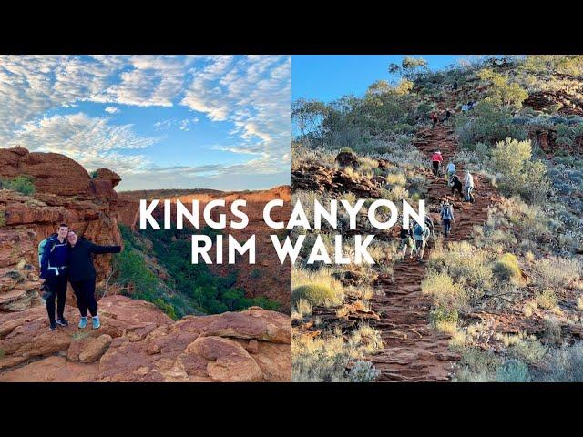 Kings Canyon Rim Walk - 500 steep steps straight up!