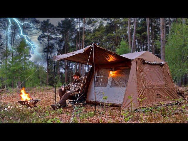 I bought a New Tent & Used it in a Thunder Storm