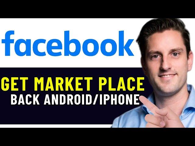 HOW TO GET FACEBOOK MARKETPLACE BACK ON IPHONE/ANDROID 2024! (FULL GUIDE)