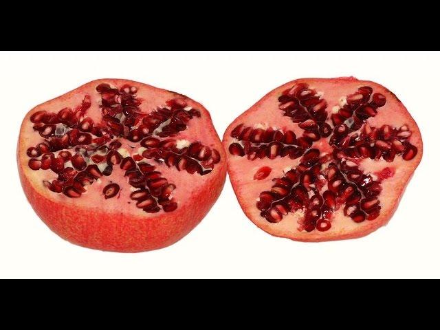 Как быстро почистить гранат за две минуты. How to clean a pomegranate in two minutes