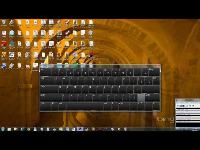 Setting up Windows 7 touch screen keyboard