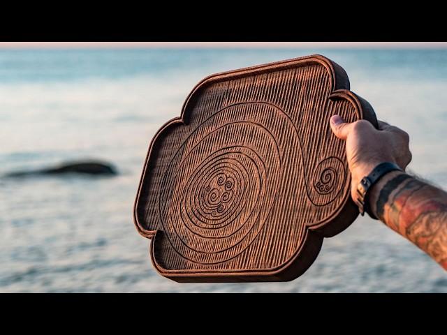 Mahogany tea tray making