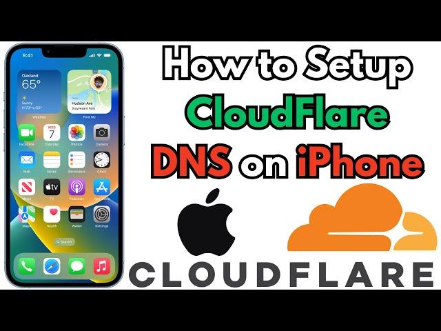 How to Setup CloudFlare DNS on iPhone