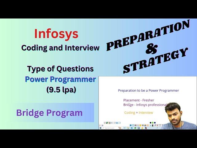 Preparation and Strategy | Bridge | Power Programmer | Infosys