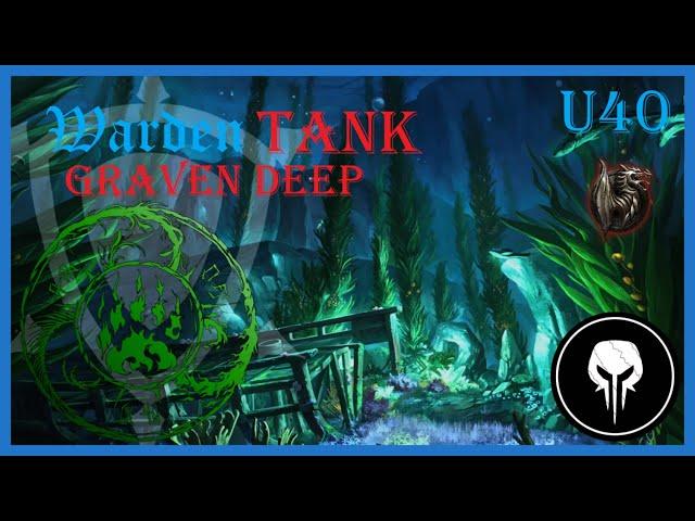 ESO Graven Deep Trifecta, Warden Tank POV, PS5 EU, U40