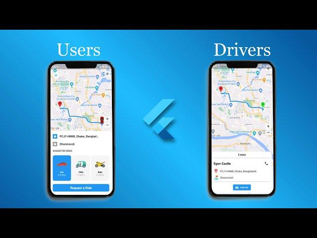 Flutter - Trippo Ride Sharing App (Uber Clone) - Introduction [Part-1]